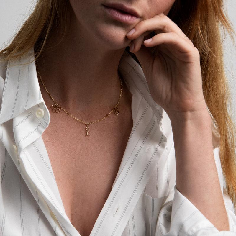 Atelier Paulin Collier Dream Big - Collier Charms Enfance En Or Laminé