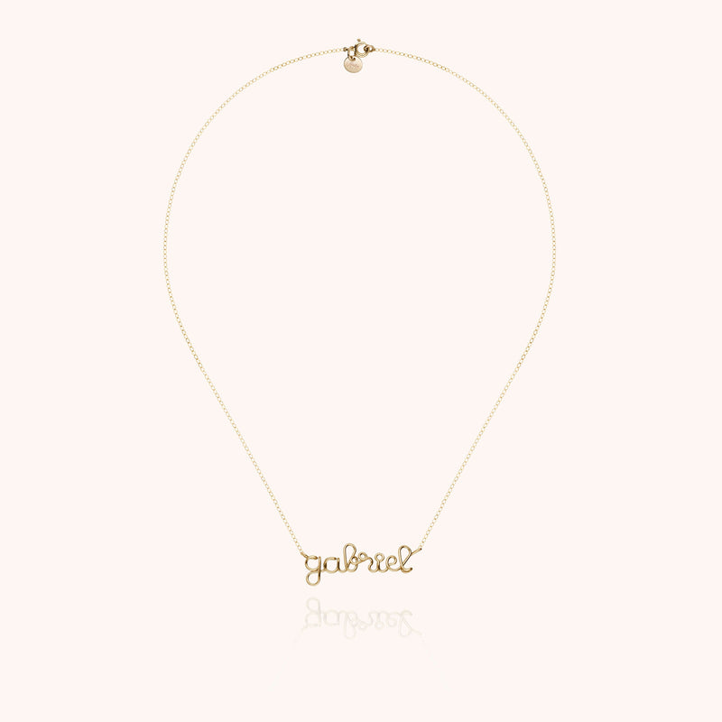 Atelier Paulin Collier Richelieu Personnalisé - Or Jaune Laminé