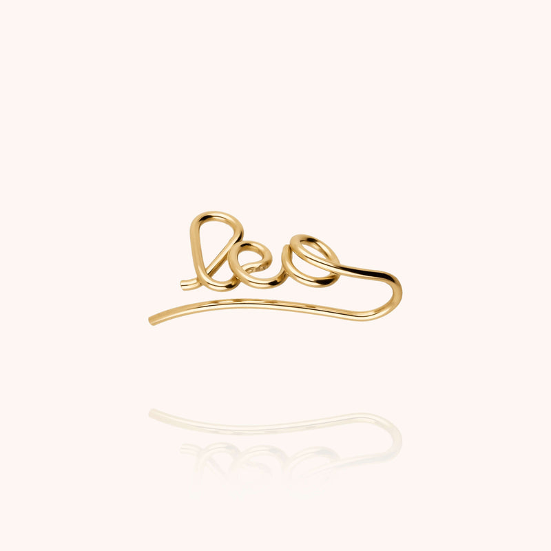 Atelier Paulin Ear Cuff Original Personnalisé - Or Jaune Laminé