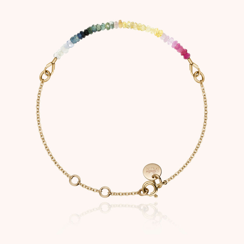 atelier paulin Nonza Chain Bracelet - rainbow sapphire