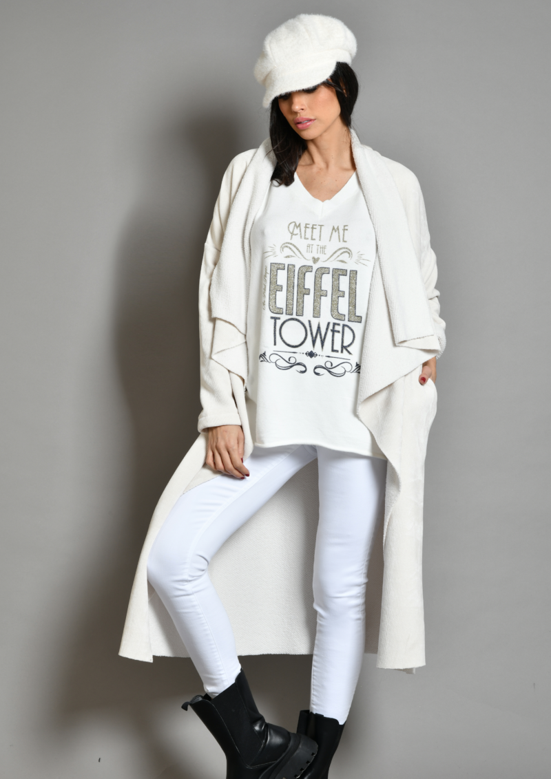 au soleil de saint tropez Manteau long Blanc