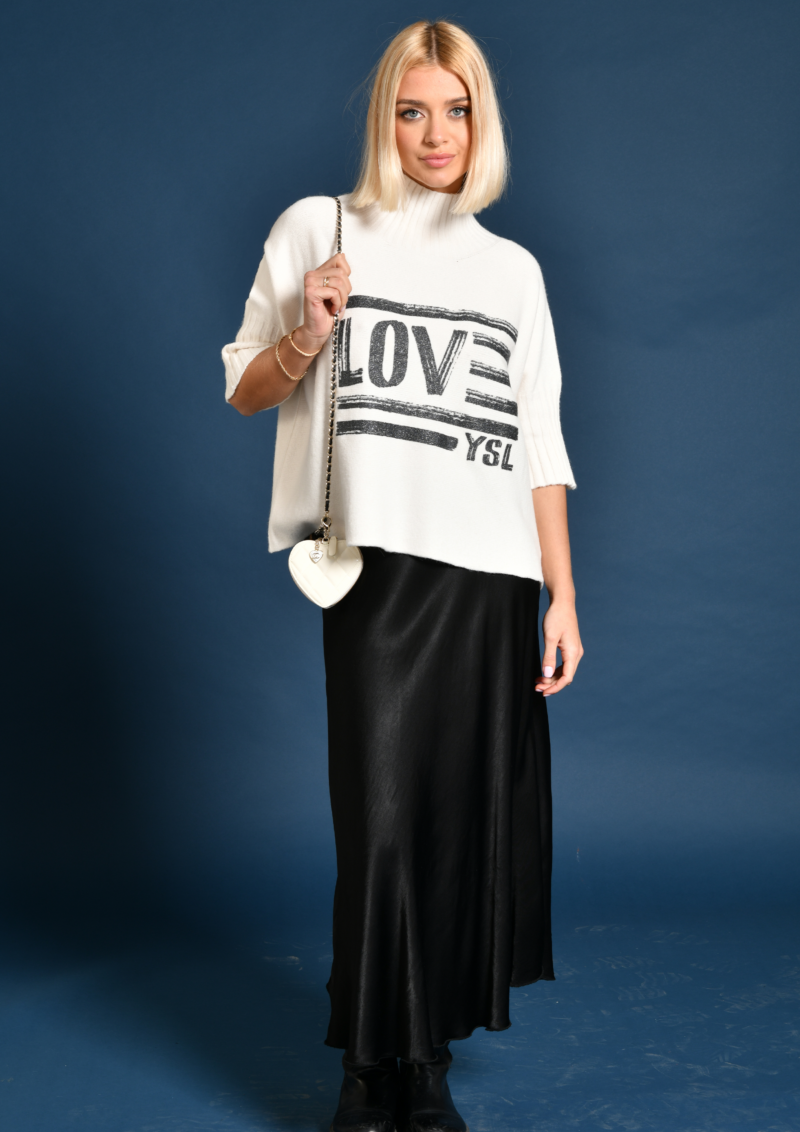 au soleil de saint tropez Pull col Aristo - Love au soleil de saint tropez Pull col Aristo - Love