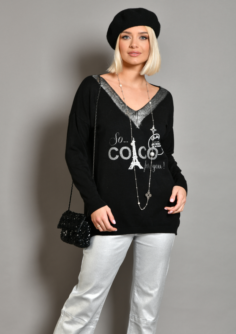 au soleil de saint tropez Pull mylar Crillon - Coco