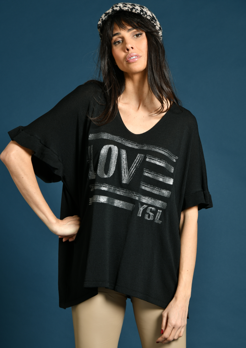 au soleil de saint tropez Pull noir guerlain Love au soleil de saint tropez Pull noir guerlain Love