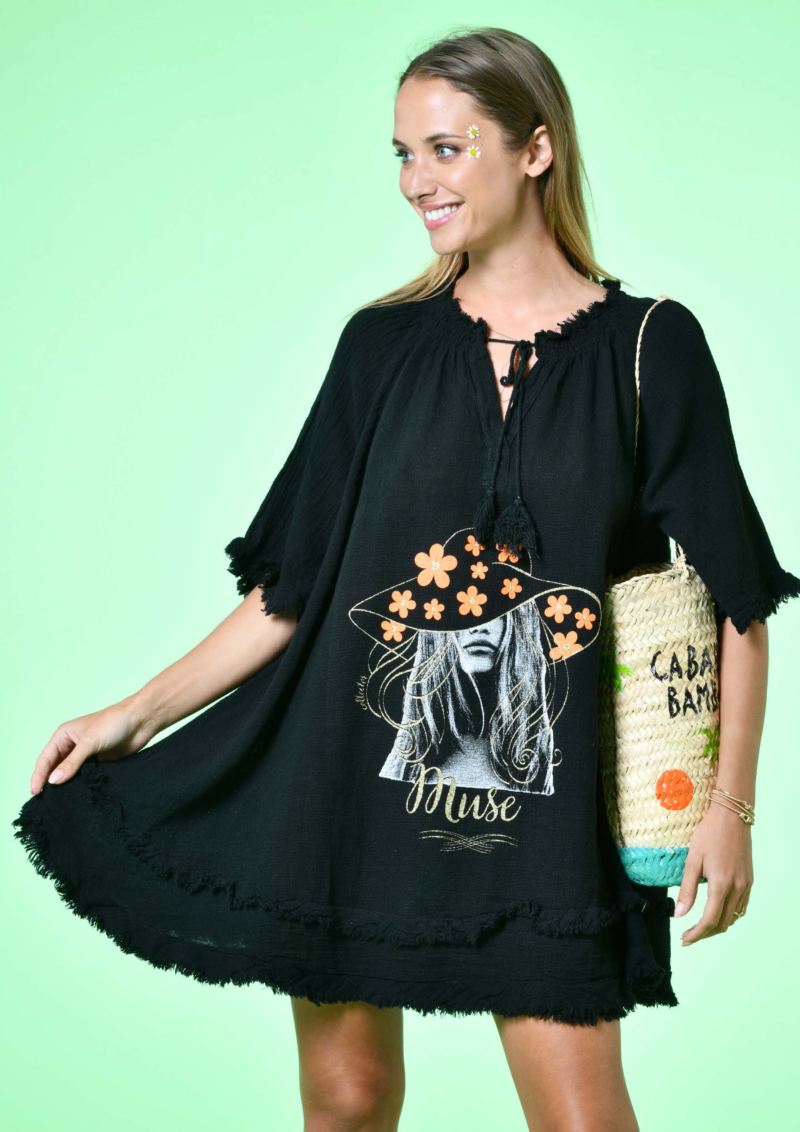 au soleil de saint tropez robe frioul bb muse noir