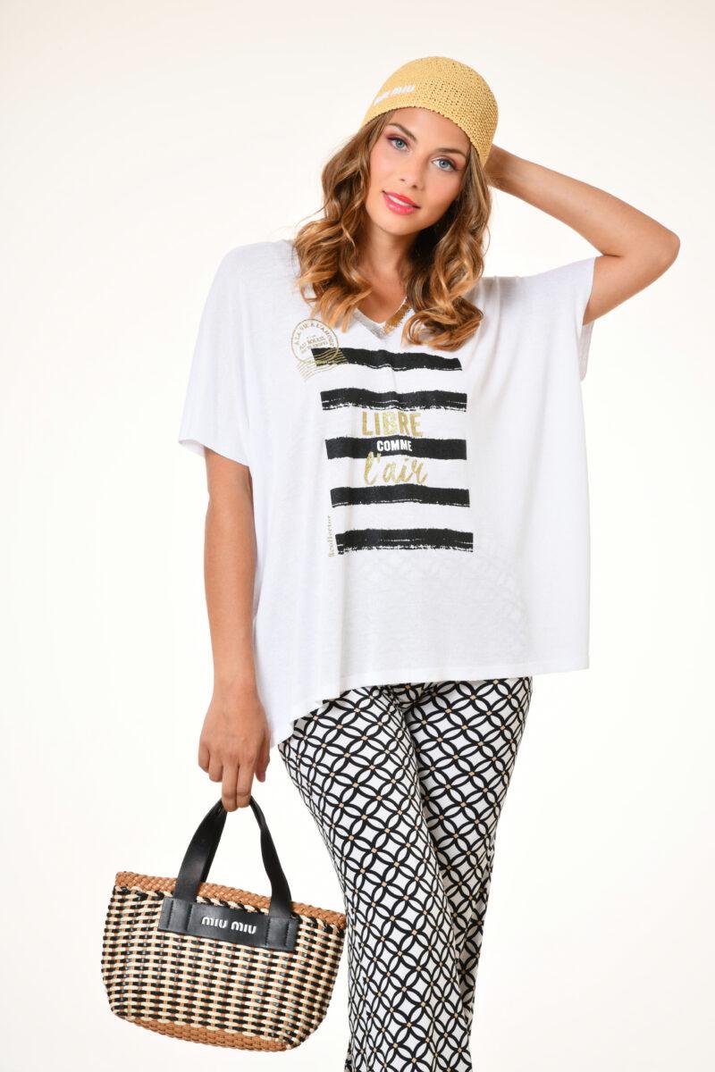 au soleil de saint tropez Pull Dolce - Libre - blanc printemps 2024 au soleil de saint tropez Pull Dolce - Libre - blanc printemps 2024