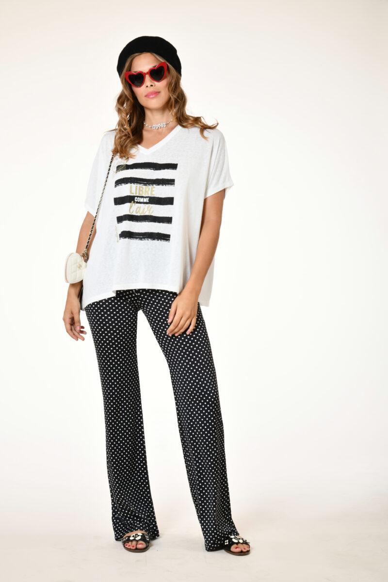 au soleil de saint tropez Pull dream - amour - Blanc printemps 2024 au soleil de saint tropez Pull dream - amour - Blanc printemps 2024