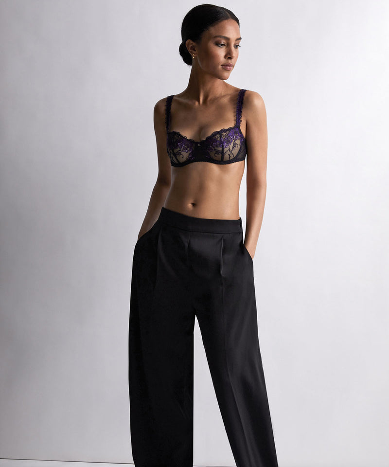 Aubade À Fleur De Toi Dark Orchid Corbeille Avec Armatures