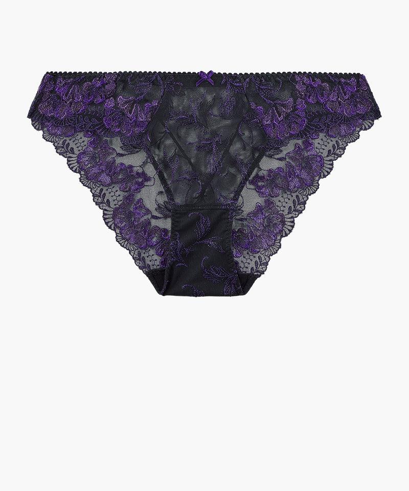 aubade À Fleur de Toi Dark Orchid Culotte Italienne