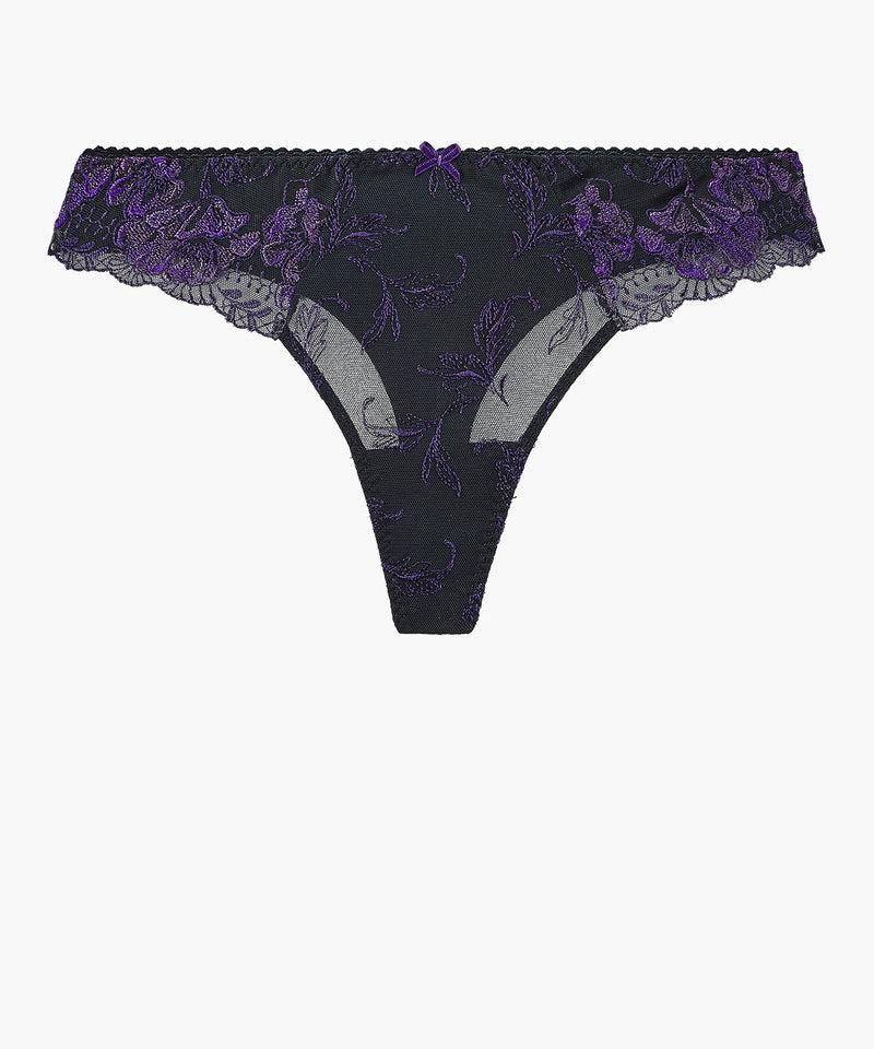 aubade À Fleur de Toi Dark Orchid Tanga