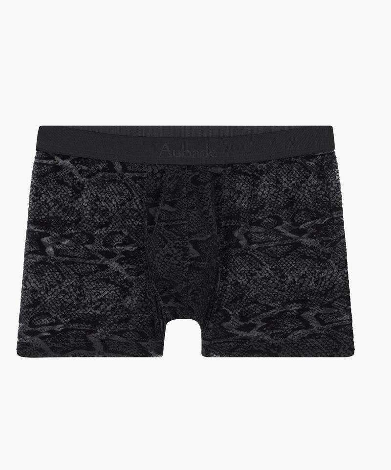 aubade Aubade Homme Black Python Boxer homme