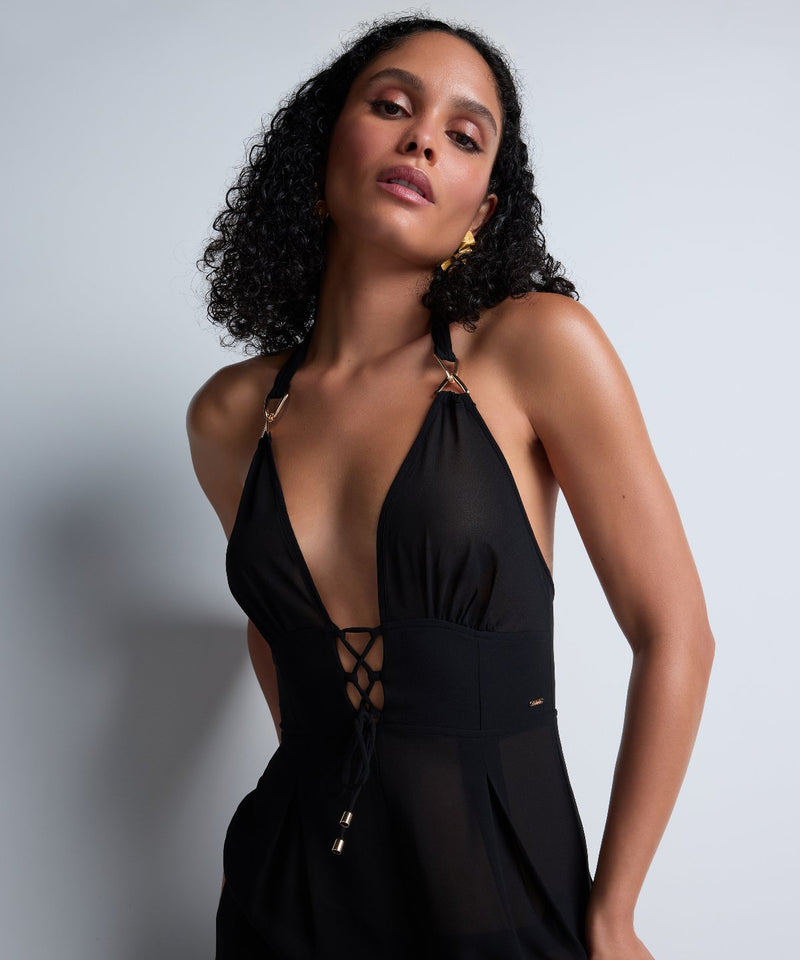 Aubade Beach Walk Black Combi-pantalon