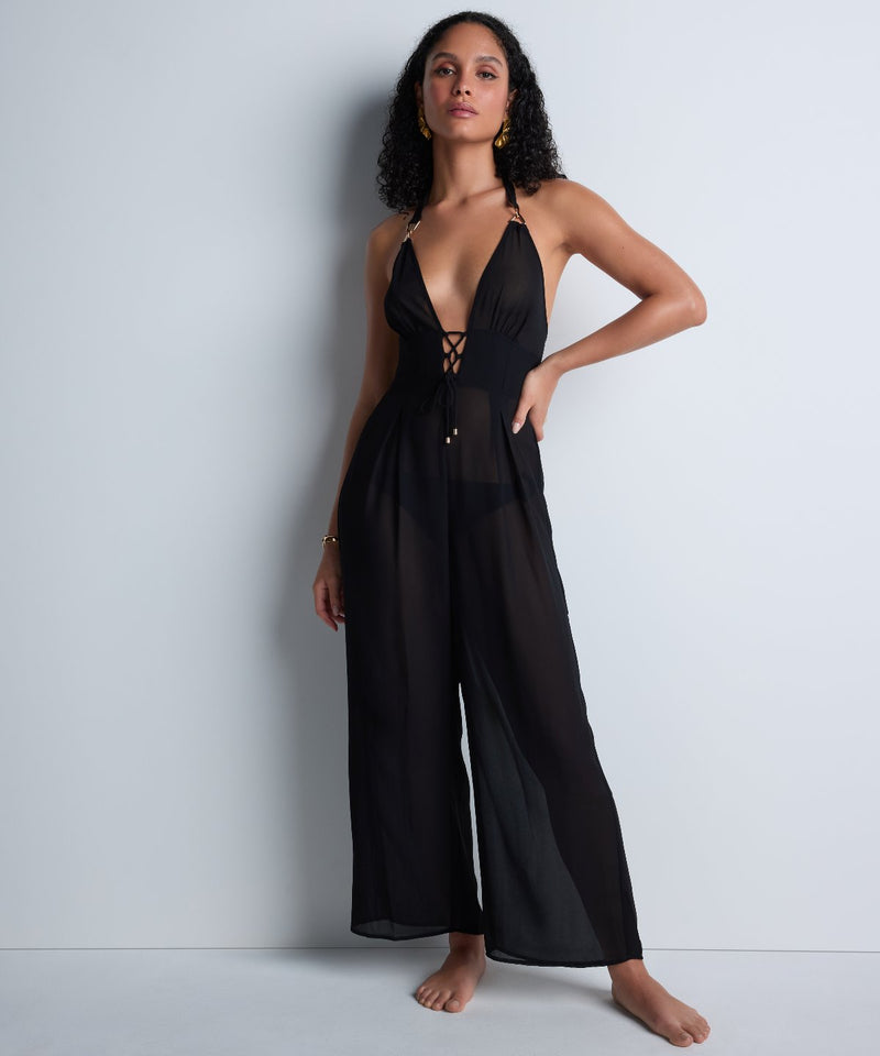 Aubade Beach Walk Black Combi-pantalon