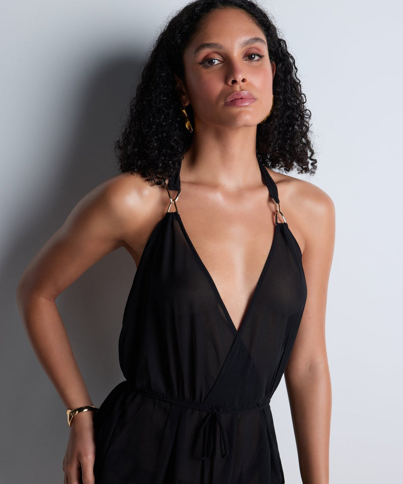 Aubade Beach Walk Black Combishort