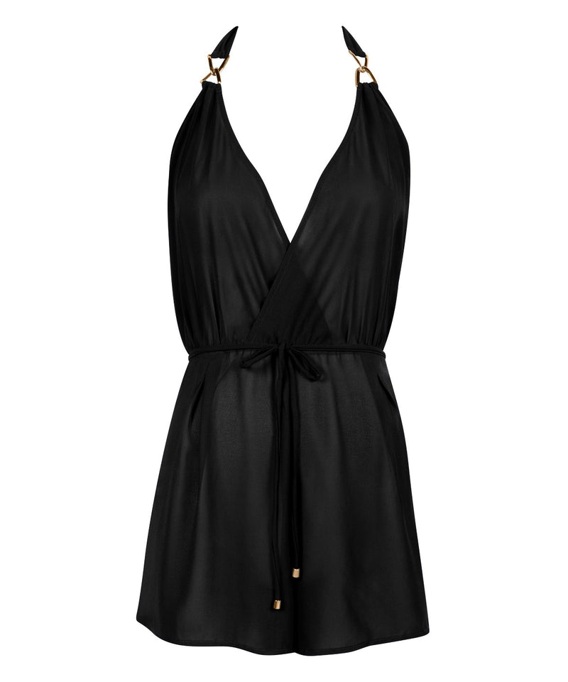 aubade Beach Walk Black Combishort