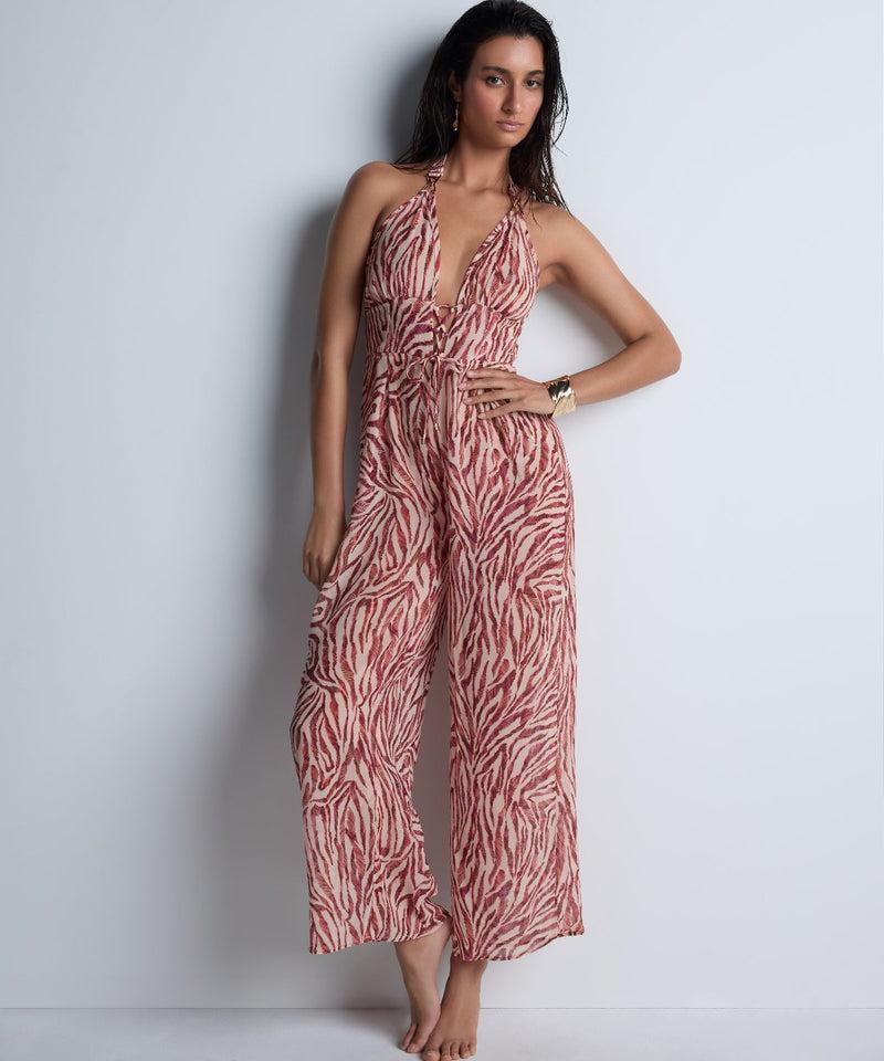 Aubade Beach Walk Pink Tiger Combi-pantalon