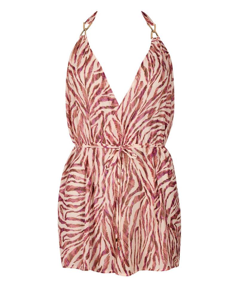 aubade Beach Walk Pink Tiger Combishort