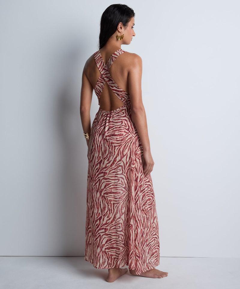 Aubade Beach Walk Pink Tiger Robe