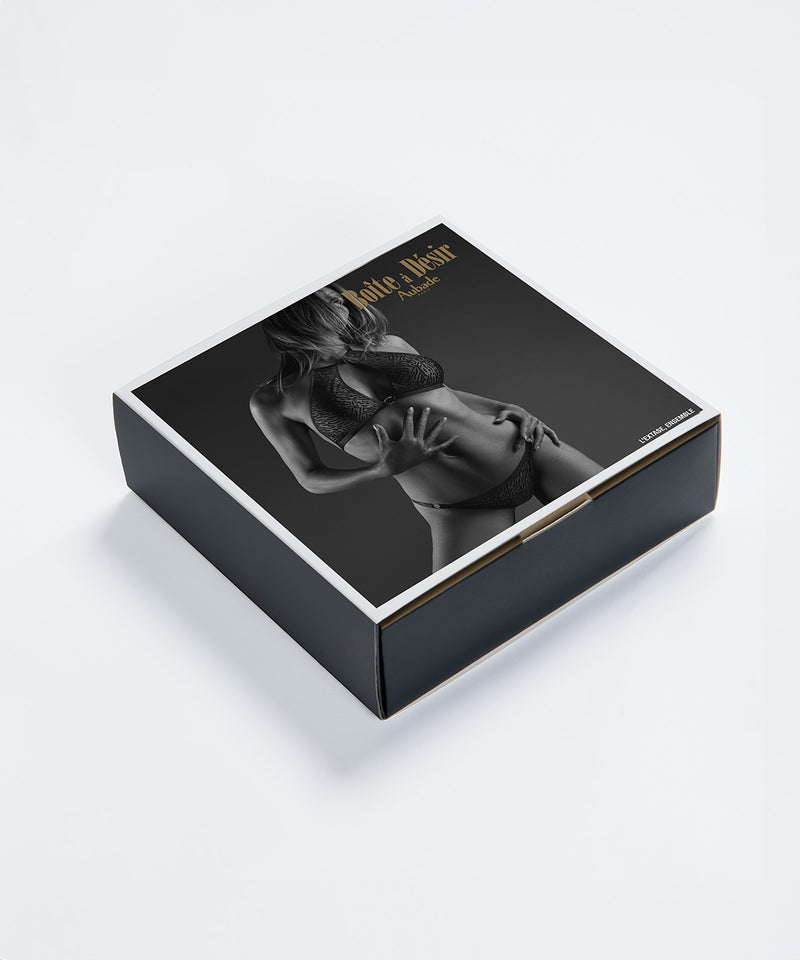 Aubade Boîte à Désir Noir Ensemble