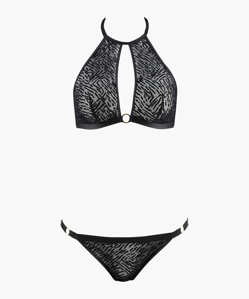 aubade Boîte à Désir Noir Ensemble