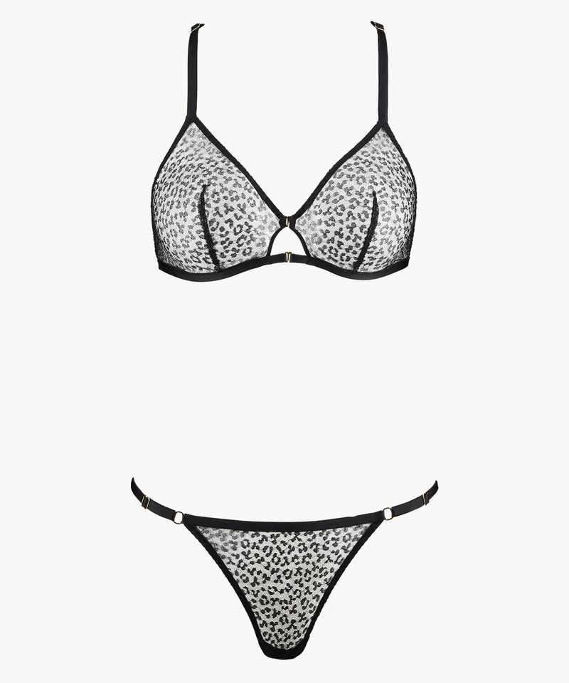 aubade Boîte à Désir Noir Ensemble