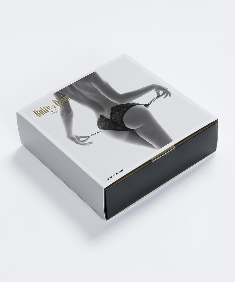 Aubade Boîte à Désir Noir Taille Basse