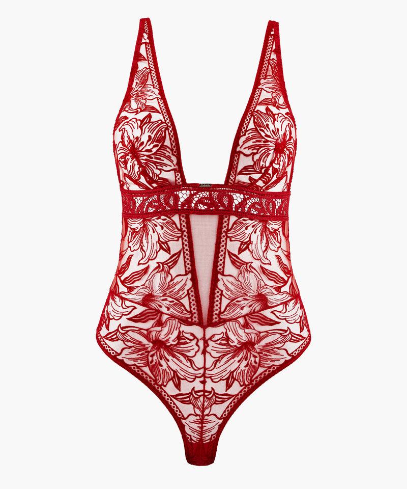 aubade Cœur à Corps Rouge Rebelle Body