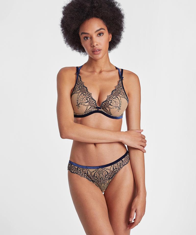 Aubade Coeurs Enlacés Nightfall Push-up Coques