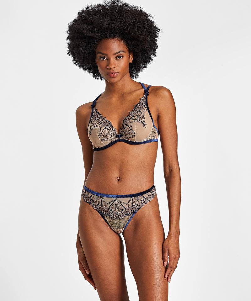 Aubade Coeurs Enlacés Nightfall Tanga