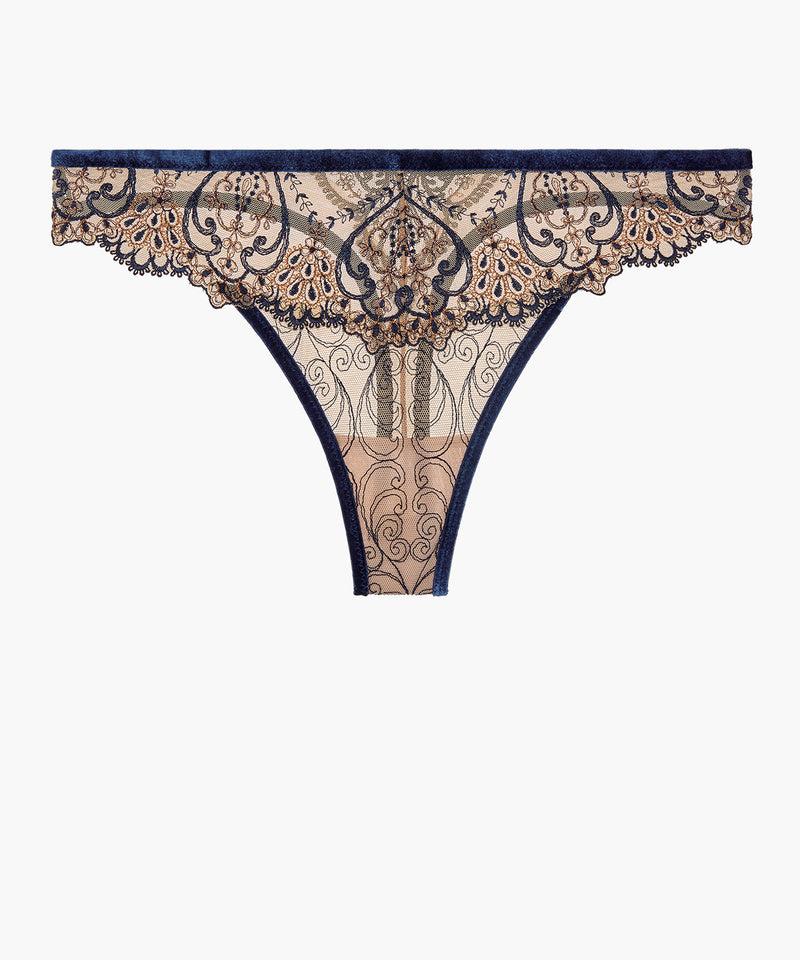 Aubade Coeurs Enlacés Nightfall Tanga