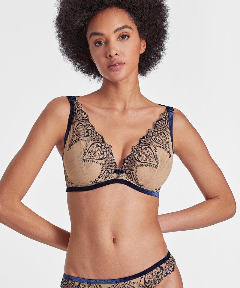 Aubade Coeurs Enlacés Nightfall Triangle Confort