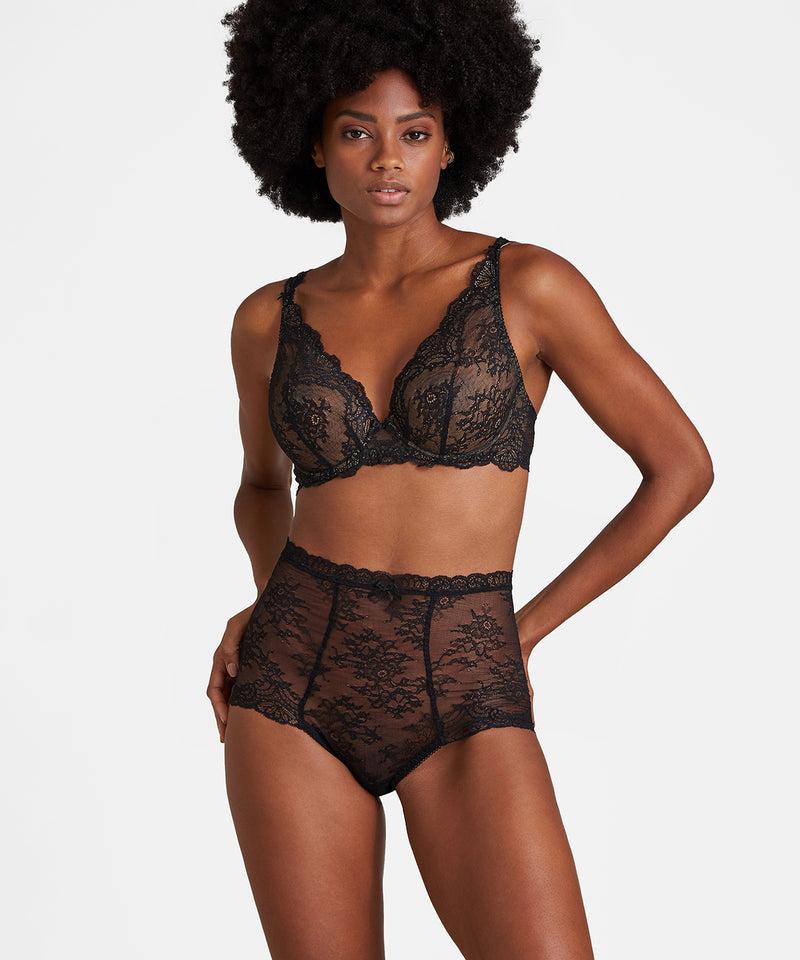 Aubade Danse Des Sens Noir Culotte Taille Haute