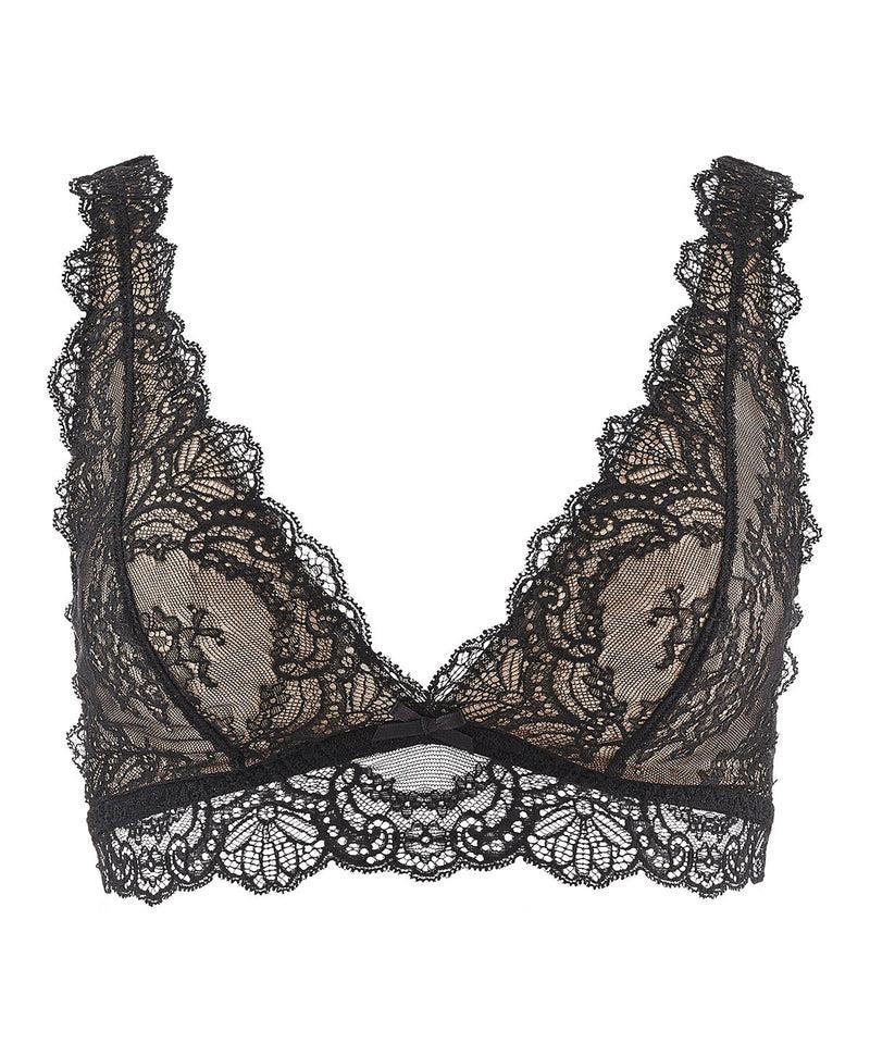 aubade Danse des Sens Noir Triangle bralette