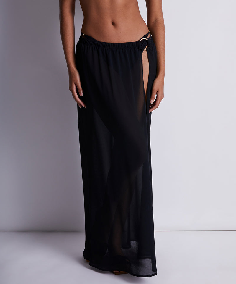 Aubade Evening Sand Noir Jupe De Plage