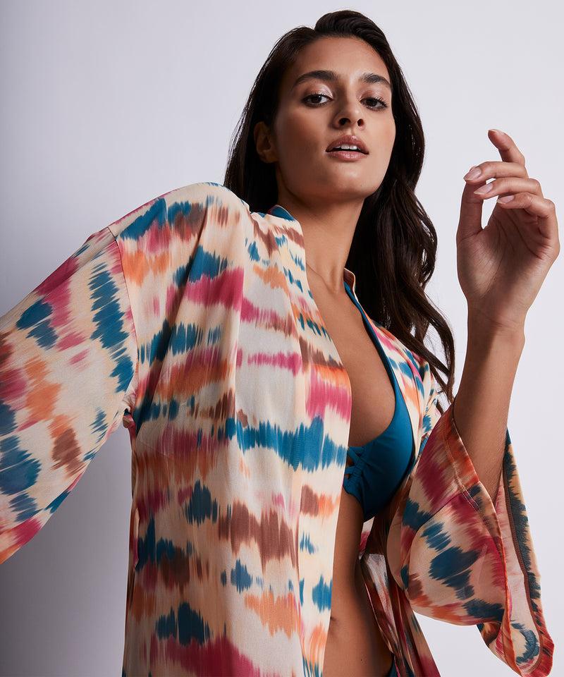 Aubade Evening Sand Seashell Kimono