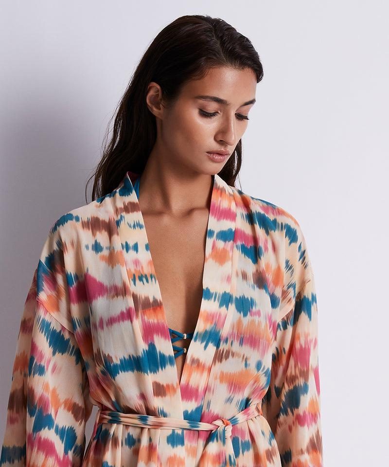 Aubade Evening Sand Seashell Kimono