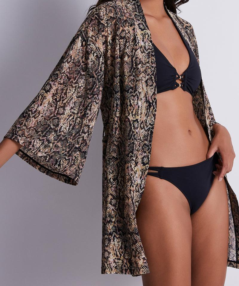 Aubade Evening Sand Serpent Kimono