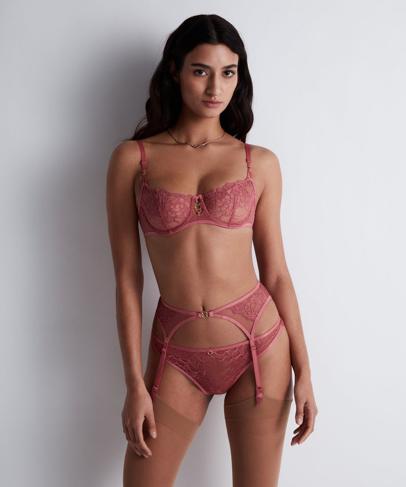 Aubade Feeling Myself Rosewood Porte-jarretelles