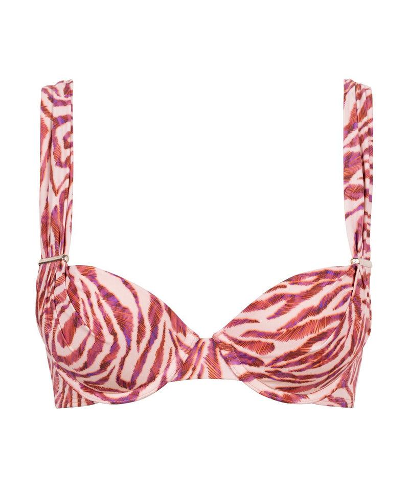 aubade Feline Energy Pink Tiger Push-up coques