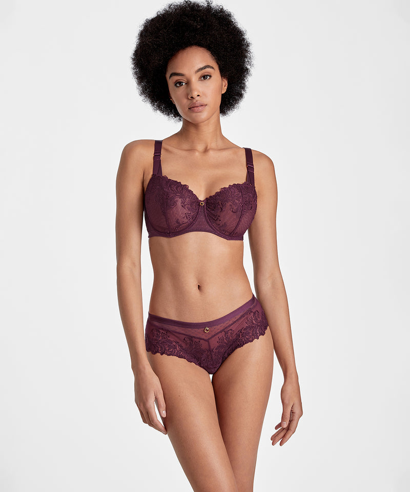 Aubade Femme Passion Wineberry Corbeille Confort
