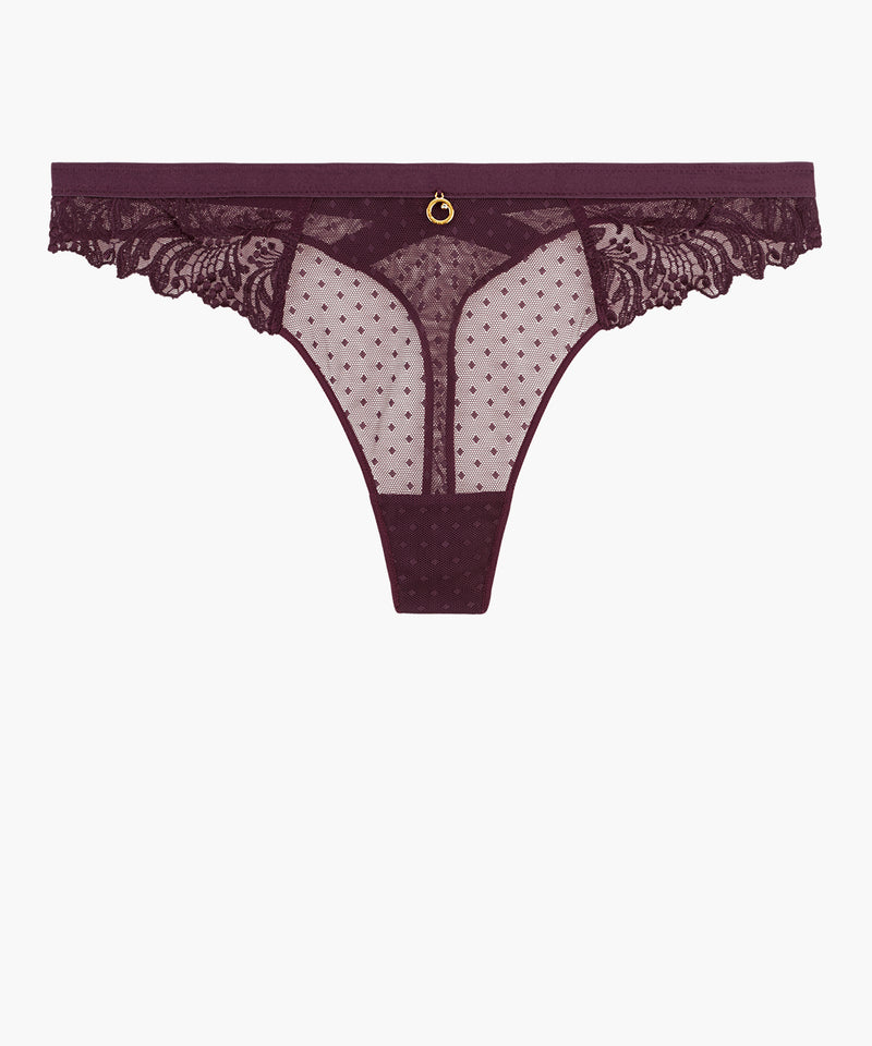 aubade Femme Passion Wineberry Tanga