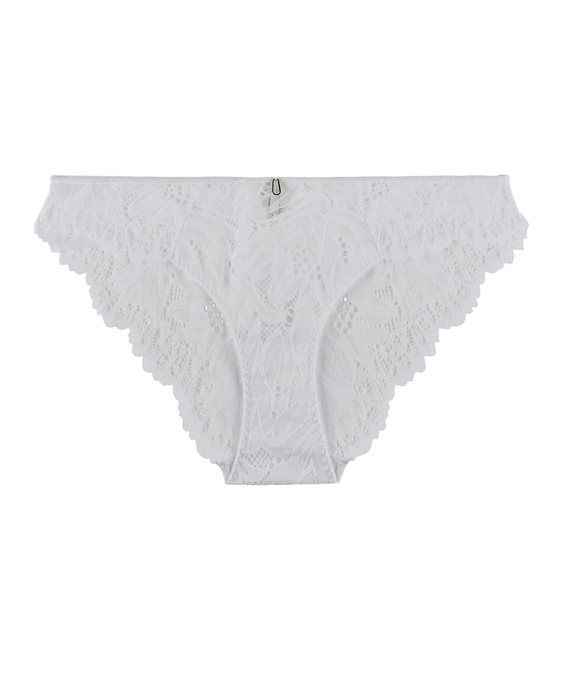 aubade Flowermania Blanc Culotte Italienne