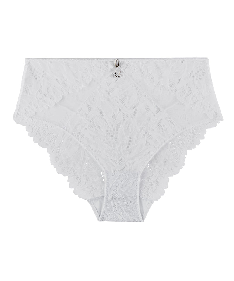 aubade Flowermania Blanc Culotte taille haute