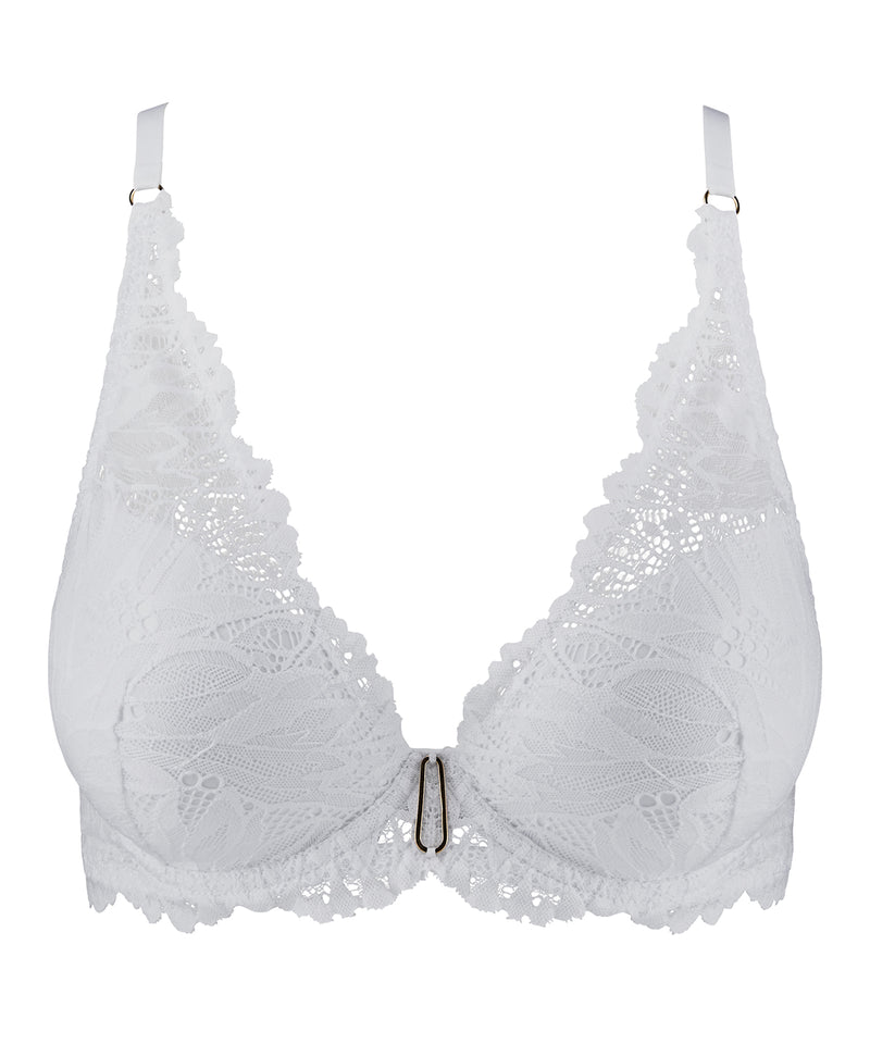 aubade Flowermania Blanc Plunge foulard