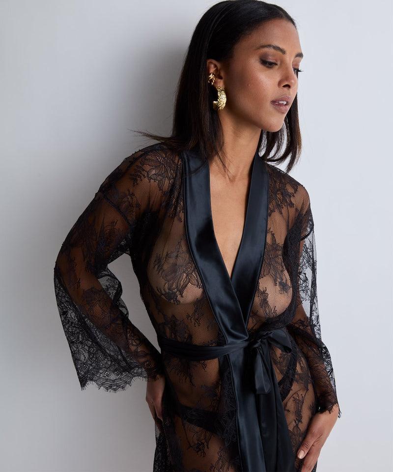 Aubade Histoire D’un Soir Noir Kimono