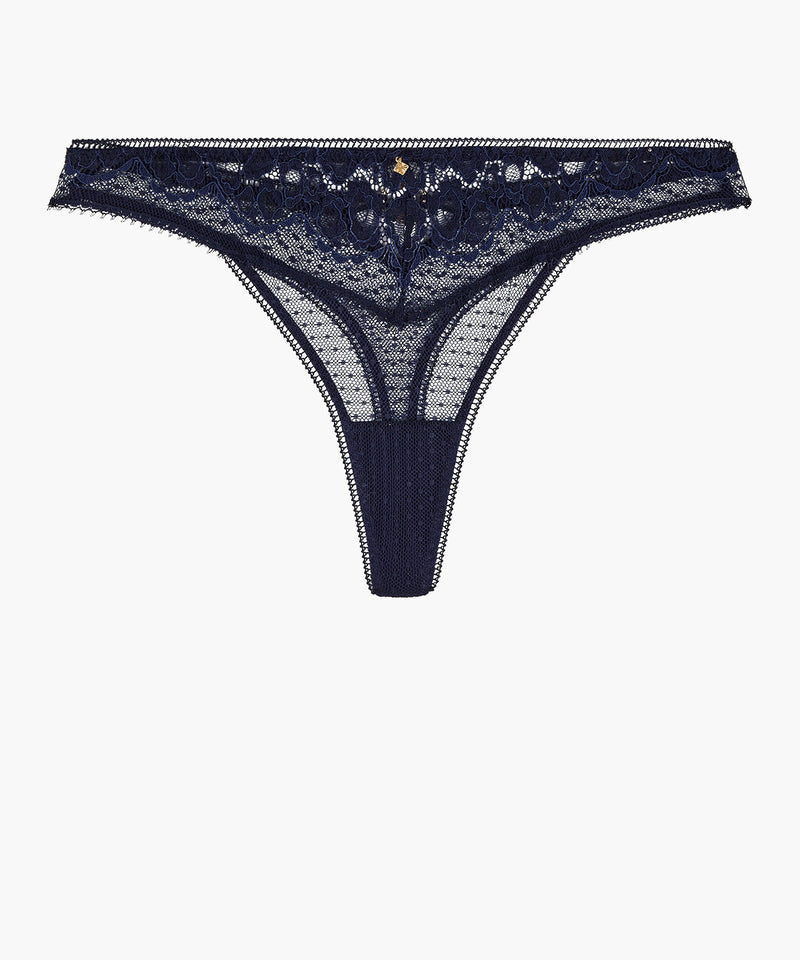 Aubade Illusion Fauve Bleu Crépuscule Tanga