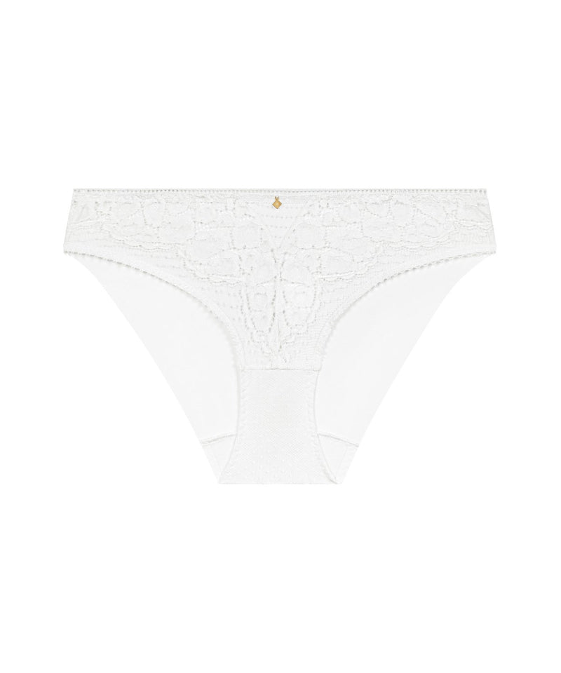aubade Illusion Fauve White Culotte Brésilienne