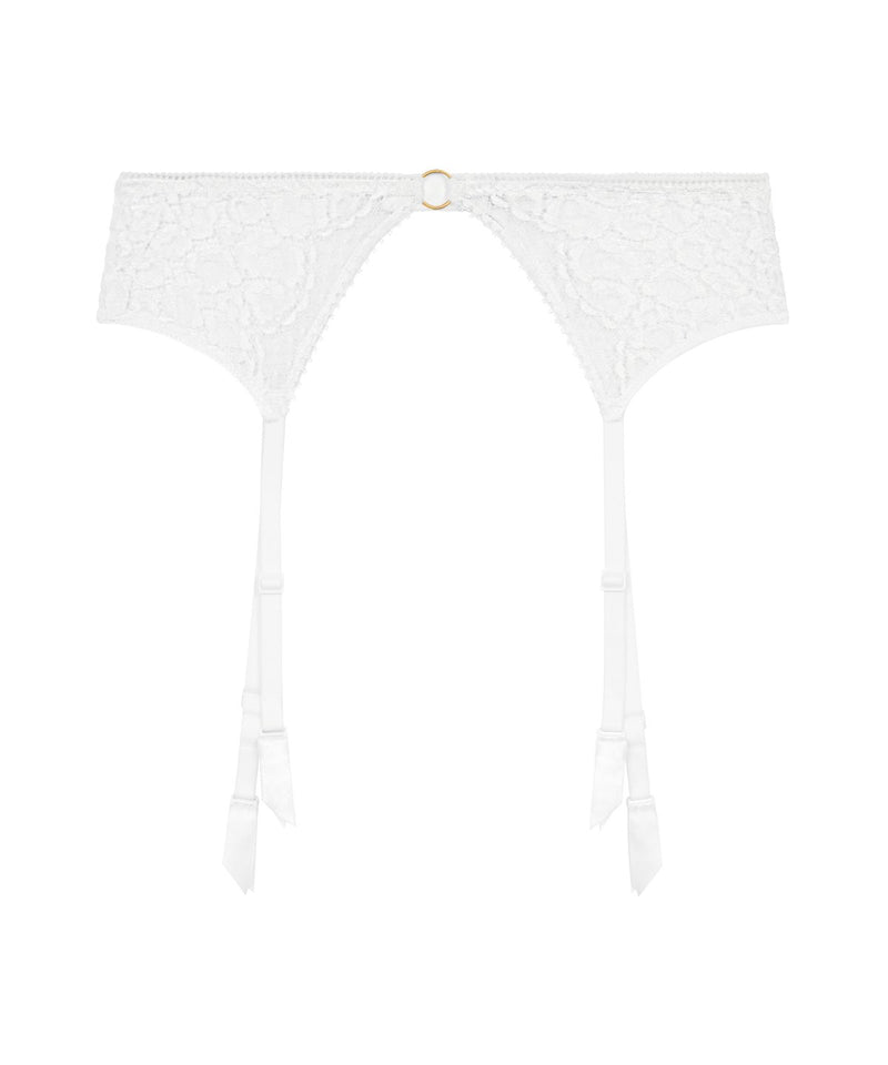 aubade Illusion Fauve White Porte-jarretelles