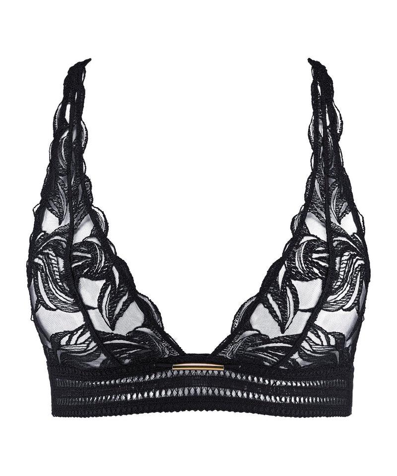 Aubade Into The Groove Black Triangle Bralette
