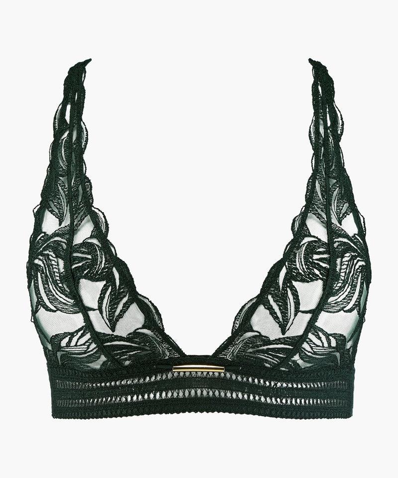Aubade Into The Groove Forest Triangle Bralette